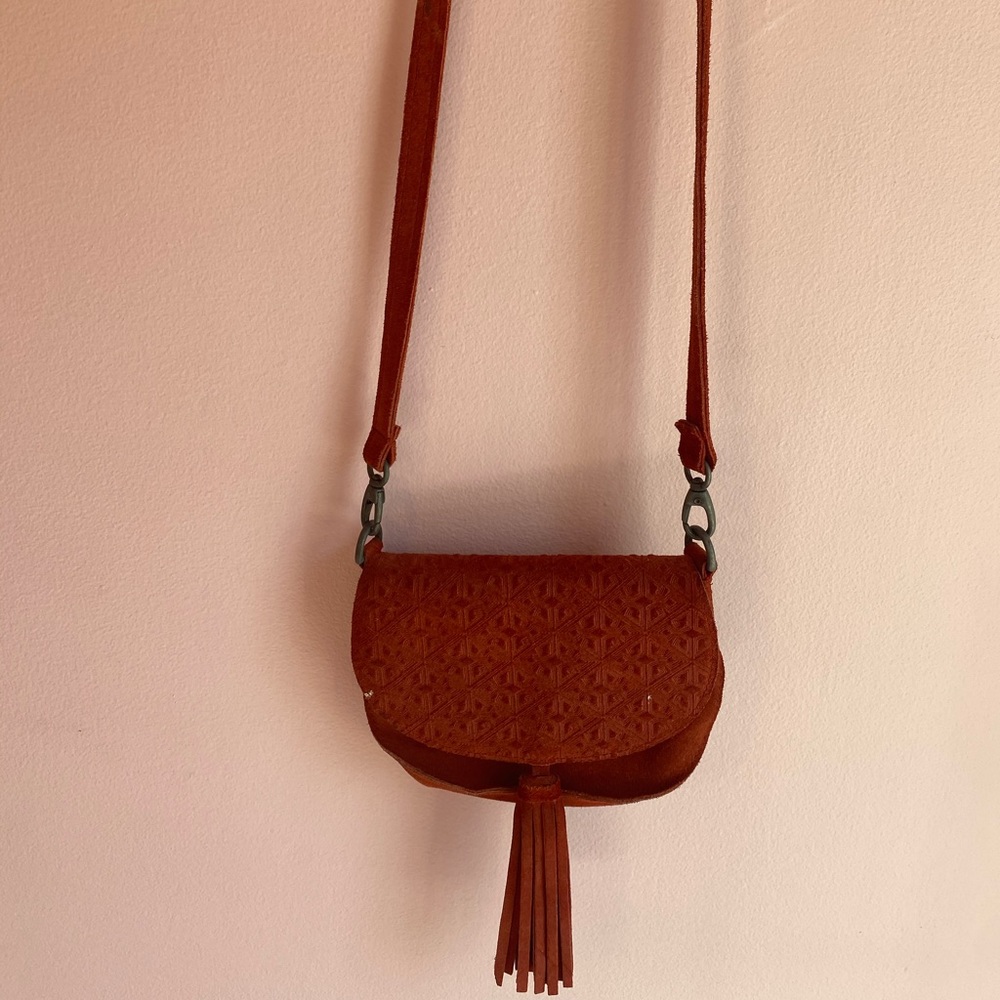Dark Red Purse with Detachable Straps